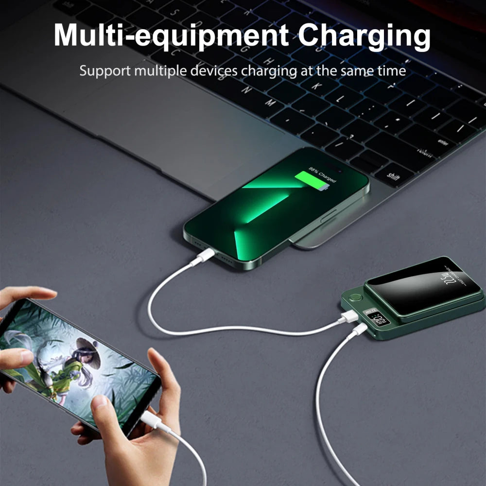 Magnetic Wireless Portable Power Bank