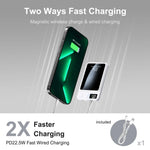 Magnetic Wireless Portable Power Bank