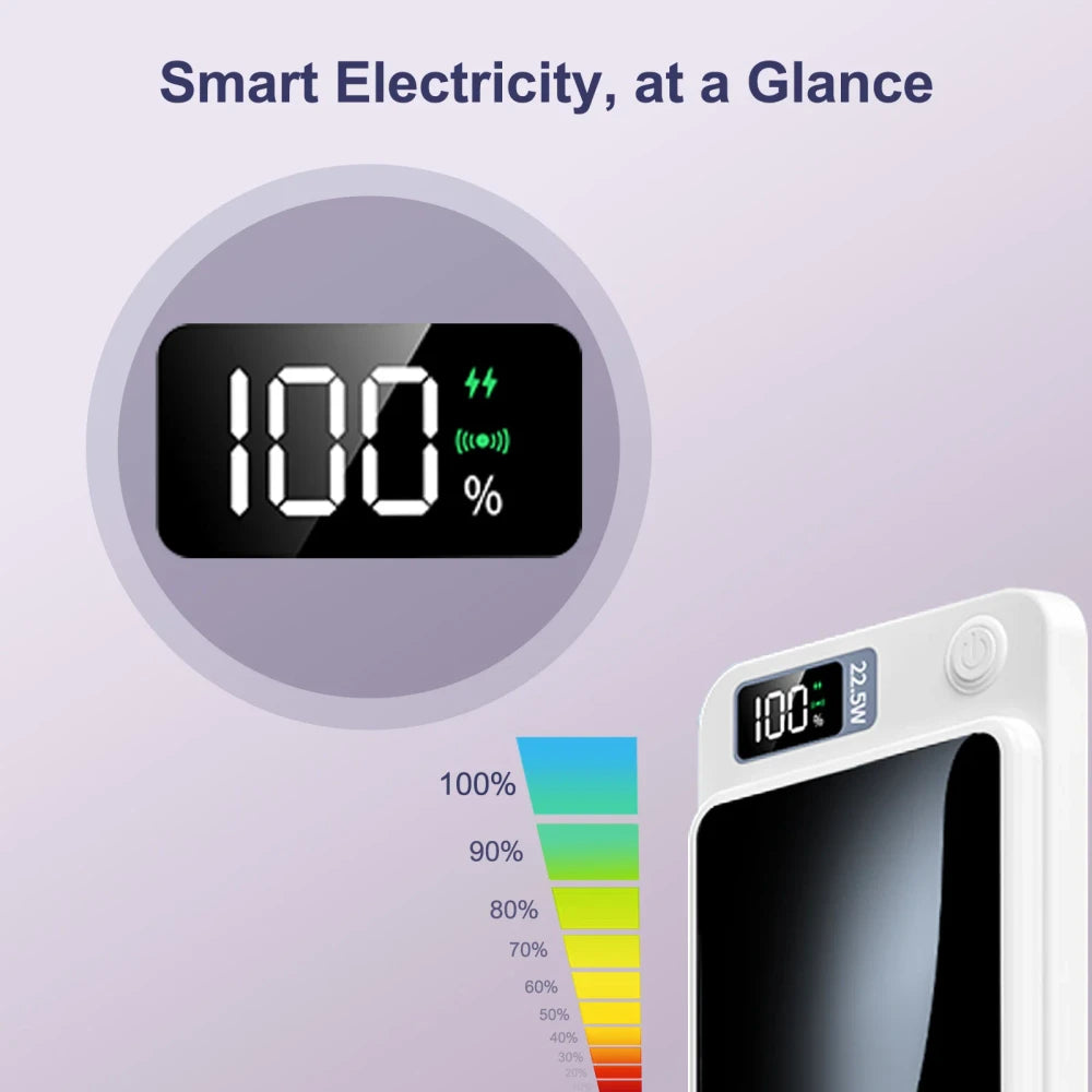 Magnetic Wireless Portable Power Bank